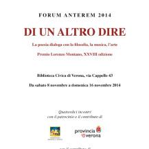 Forum, premiazione, reading, concerto e Piccole estensioni