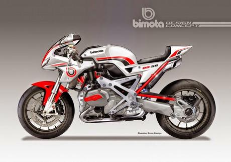 Design Corner - Bimota BB4-R Cafè Sport Concept by Oberdan Bezzi