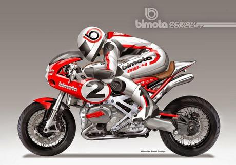 Design Corner - Bimota BB4-R Cafè Sport Concept by Oberdan Bezzi