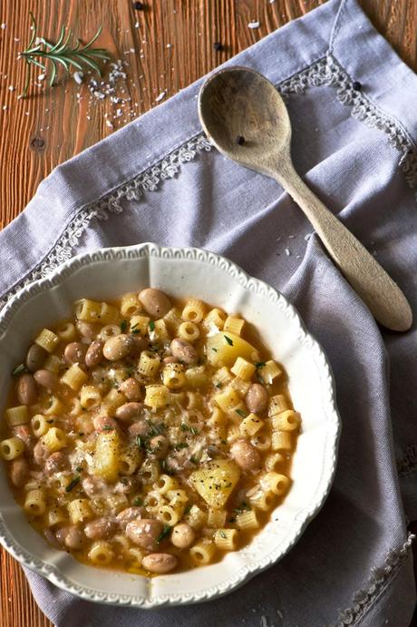 Pasta fagioli e patate