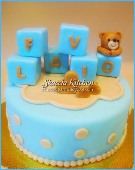 Baby Shower Bear Cake