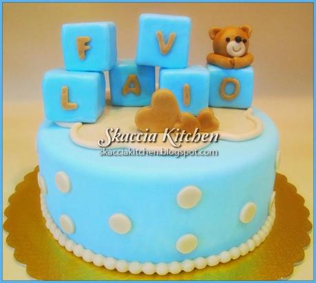 Baby Shower Bear Cake