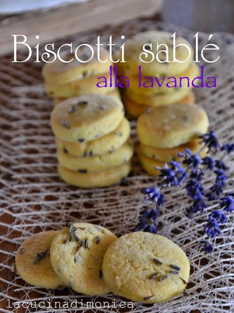 biscotti sablé alla lavanda