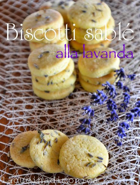 biscotti sablé alla lavanda