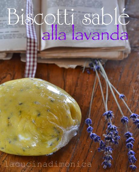 biscotti sablé alla lavanda