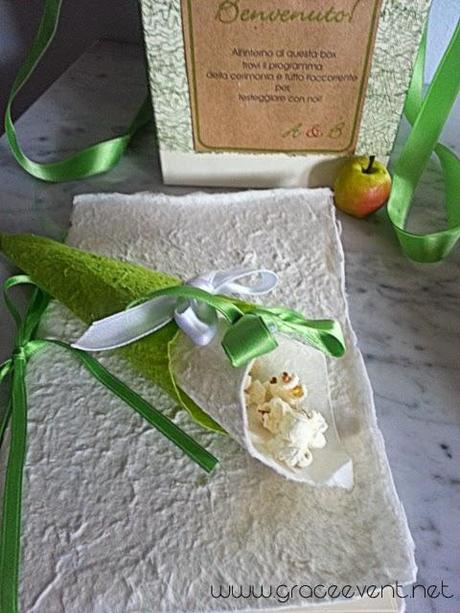 Wedding in Green Apple :  la suite grafica secondo Nozze Bio ed  Eco-Chic!@