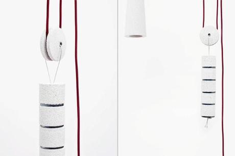 Lampade in cemento Graffe 30/70 dettagli home decor