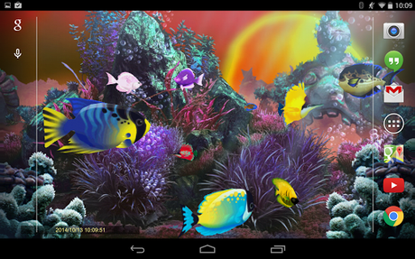  Exotic Aquarium Live Wallpaper   uno splendido acquario animato per Android!