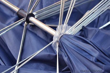 Tutorial: How to remove fabric from umbrellas | www.cucicucicoo.com