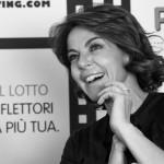 Claudia Gerini gioviale a Roma 2014