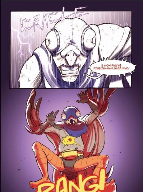 Pigeon Man #1 (di 3) – Nei secoli dei secoli, piccione (Bante, Bovo, Strauss) Lucca Comics & Games 2014 Enrico Bante Cyrano Comics Beatrice Bovo 12