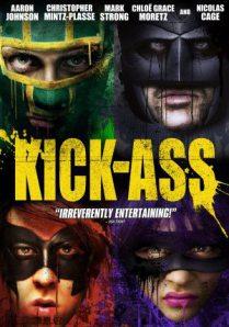 Una delle locandine di Kick-Ass, il film del 2010 che riadatta l'omonimo fumetto di Mark Millar & John Romita Jr.