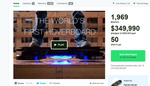 hoverboard kickstarter