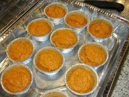 Sformatini vegan di zucca al forno dent