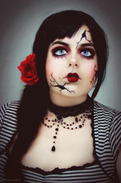 Halloween make up series: Broken doll