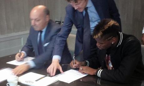 Pogba ecco la firma