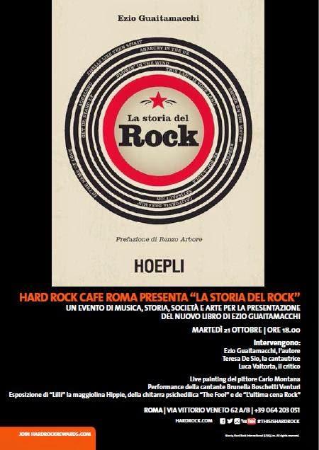 La storia del Rock, il nuovo libro di Ezio Guaitamacchi presentato all'Hard Rock Cafe di Roma