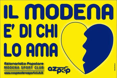 Coop Modena Sport Club: '' Il nuovo CdA del Modena FC inadatto a gestire la squadra della nostra città''