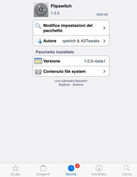 Tweak Cydia – Activator, AppList e Flipswitch escono dalla fase beta e si riaggiornano con supporto a iOS 8.0/8.1 Tweak Cydia – Activator, AppList e Flipswitch escono dalla fase beta e si riaggiornano con supporto a iOS 8.0/8.1