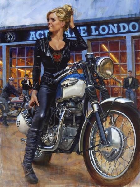 Motorcycle Art - David Uhl #4