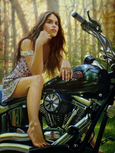 Motorcycle Art - David Uhl #4