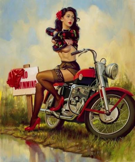 Motorcycle Art - David Uhl #4