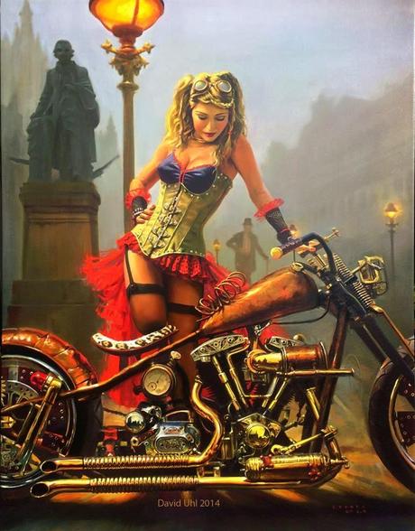 Motorcycle Art - David Uhl #4