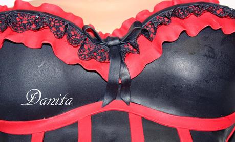 Torta sexy corsetto e.... la mia mamma :-)