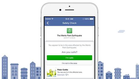safety check, il tool di facebook su smartphone