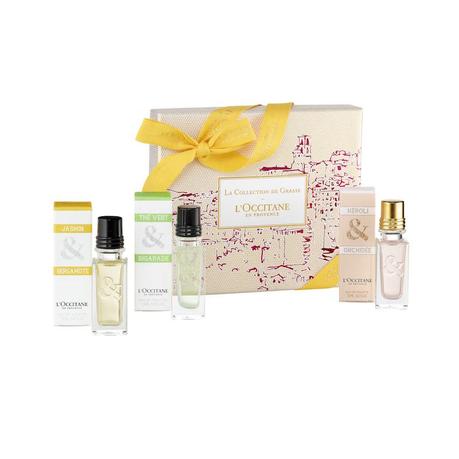 Le miniature della collezione Grasse 18 € - Eau de Toilette Jasmin & Bergamote 7,5 ml, Eau de Toilette Thé Vert & Bigarade 7,5 ml, Eau de Toilette Néroli & Orchidée 7,5 ml