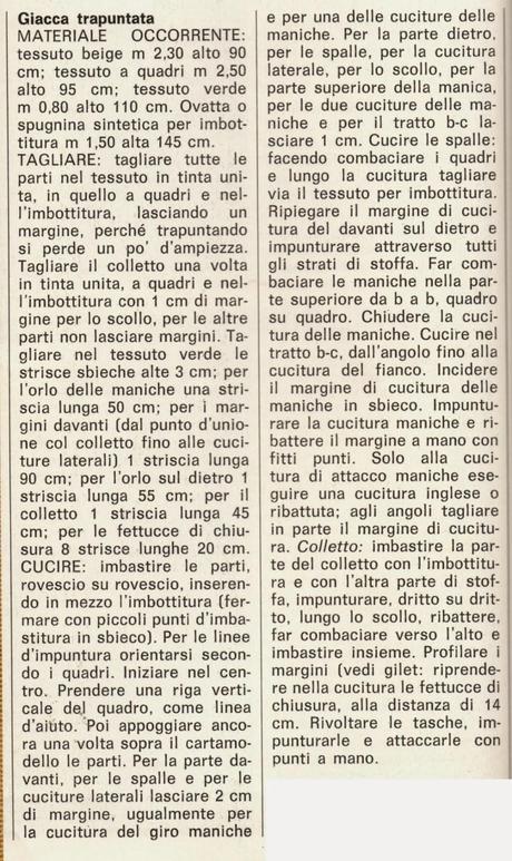 Cucire una : Giacca trapuntata e un gilet Cucire una : Giacca trapuntata e un gilet