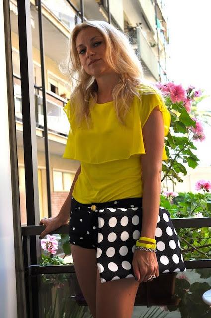 Yellow and dots