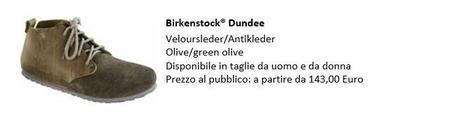 Birkenstock propone per l’autunno 2014 il celebre polacchino Dundee in versione urban birk