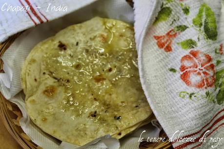 Chapati o Roti, il pane indiano per iniziare la nostra avventura in India.