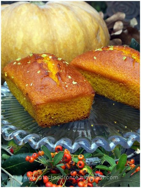 Colori d'Autunno: Mini plumcake alla zucca e farina di mais