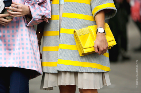 In the Street...Yellow bags...For vogue.it