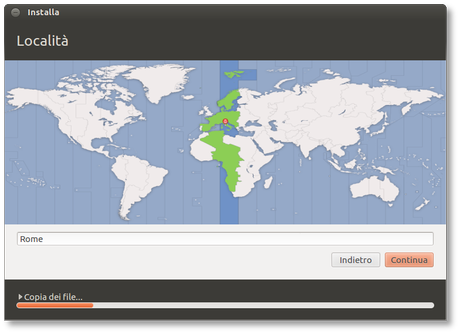 Guida Installazione standard di Ubuntu 14.10 “Utopic Unicorn” dalla Live DVD/USB.