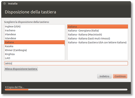 Guida Installazione standard di Ubuntu 14.10 “Utopic Unicorn” dalla Live DVD/USB.