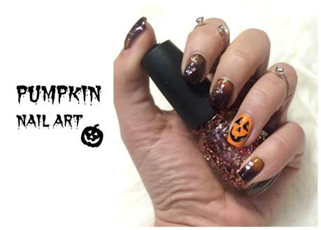 Pumpkin nail art - Nail art last minute per Halloween