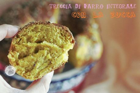 Treccia Di Farro Integrale Con La Zucca