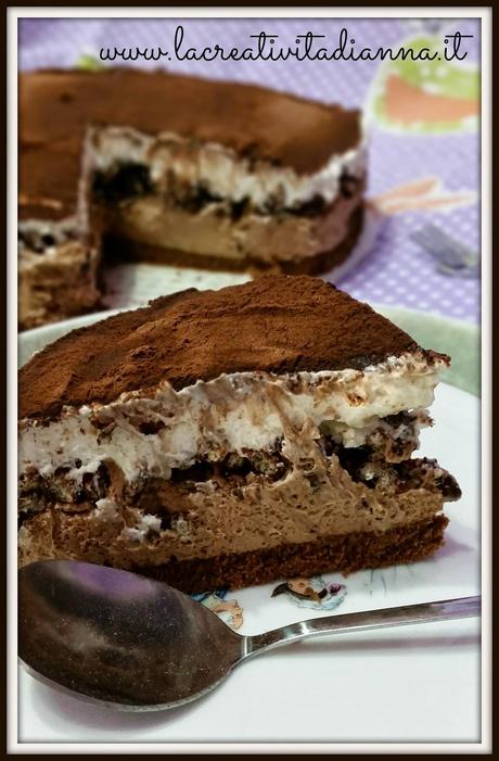 Cheesecake croccante con Torrone Sperlari e riso soffiato.