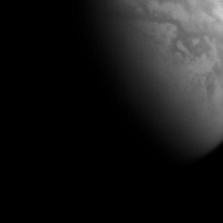 Titan below the atmosphere on October 23, 2014 (from about 90.000 km) W00090601-03 - cb3 filter stack Titan below the atmosphere on October 23, 2014 (from about 90.000 km) W00090601-03 - cb3 filter stack
