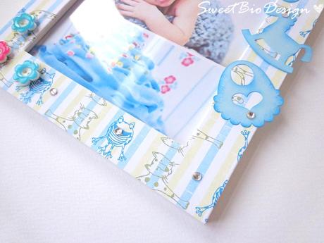 Decorazione Quadretto Baby Boy - Baby Boy photo frame decoration collab. L'arte vista da me