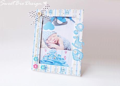 Decorazione Quadretto Baby Boy - Baby Boy photo frame decoration collab. L'arte vista da me