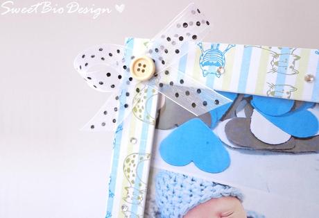 Decorazione Quadretto Baby Boy - Baby Boy photo frame decoration collab. L'arte vista da me