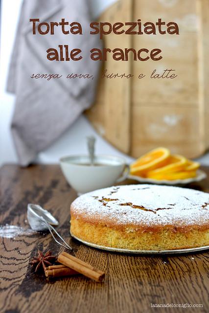 torta vegana alle arance