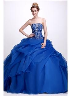 Amazing A-Line Floor-Length Strapless Angerlika's Quinceanera Ball  Gown Dress & fairy Quinceanera Dresses