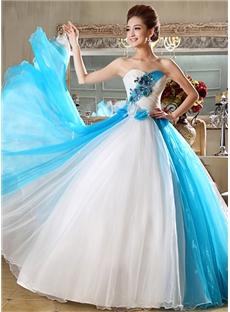 Fabulous Sweetheart Flowers Appliques A-Line Floor-Length Quinceanera Dress & fairy Quinceanera Dresses