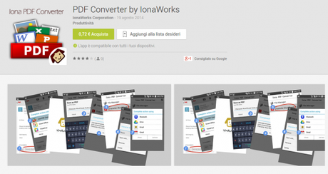 PDF Converter by IonaWorks   App Android su Google Play