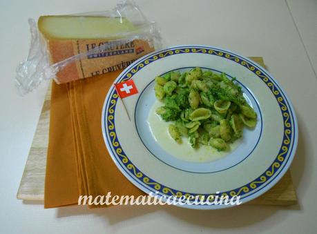 Orecchiette e Broccoli su Fonduta di Le Gruyère DOP per il contest Noicheeseamo